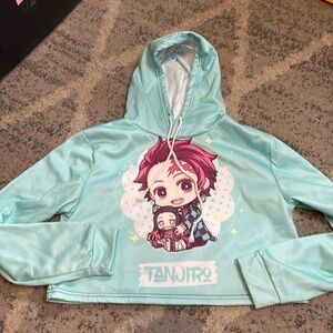 Tanjiro crop hoodie